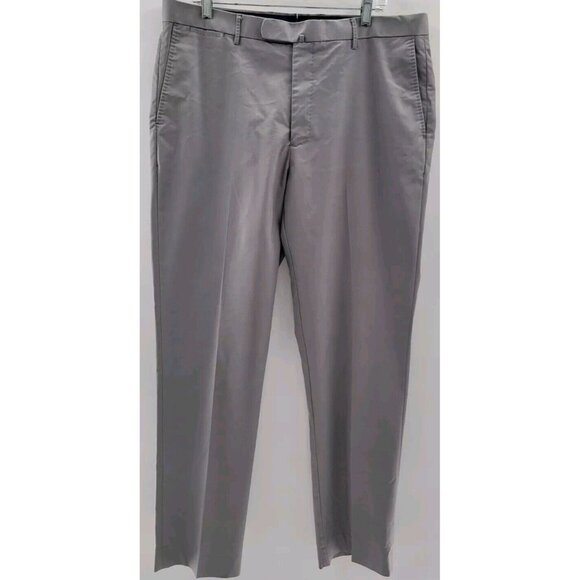 Peter Millar‎ Mens 38x32 Gray Performance Pants-Tencel/Polyester/Cotton - Picture 1 of 9